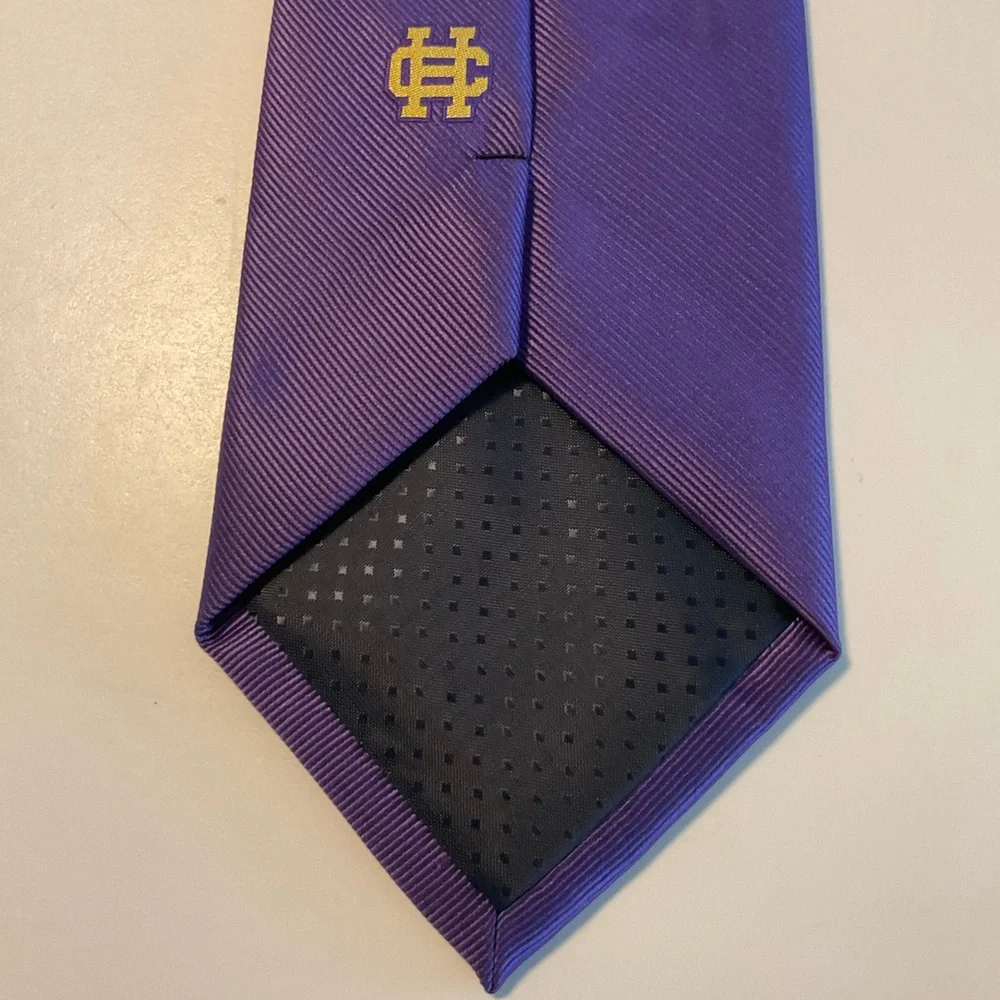 Catholic High, LR, AR, Tie & Belt, Tie-Class of 1999 purple 59” x 3”, Belt-Sz 32 - Picture 6 of 16